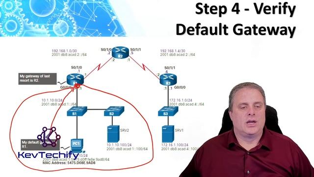 Troubleshooting IP Connectivity - Network Troubleshooting - ENSA - CCNA - KevTechify | vid 63 смотреть онлайн