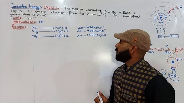 L-9. (Part-1). Ionization Energy || Definition, Unit, Examples and Factors effecting смотреть онлайн