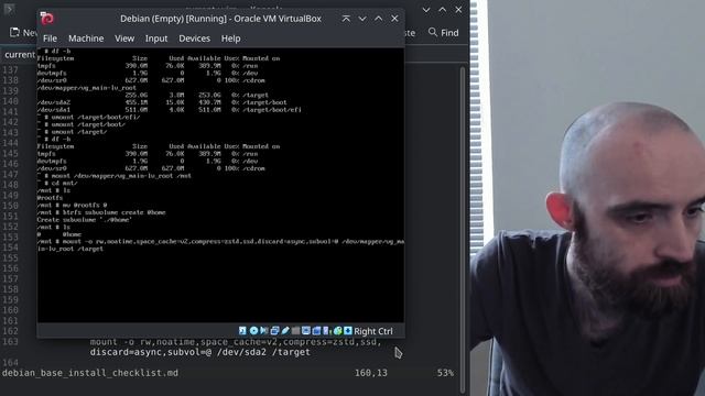 [Setting up Debian #2] Debian minimal install + encrypted LVM + btrfs + Timeshift смотреть онлайн