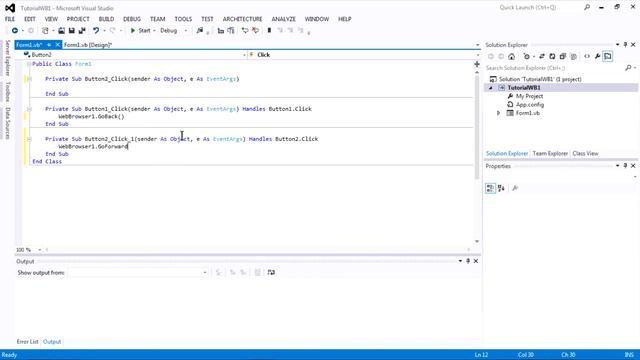 Visual Basic WebBrowser Tutorial смотреть онлайн