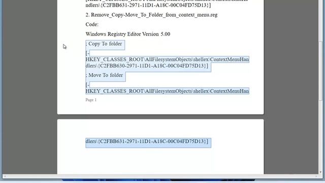 Add/Remove Copy To folder & Move To folder Context Menu in Windows 11 смотреть онлайн
