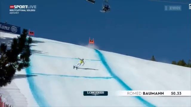 Abfahrt Soldeu : 2 Platz von Romed Baumann I Ski Alpin Weltcup смотреть онлайн