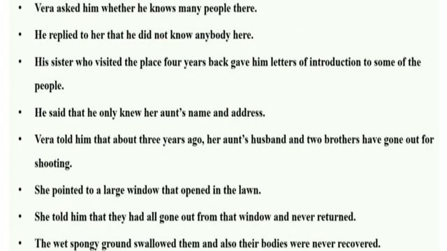 CHAPTER - 7 THE OPEN WINDOW смотреть онлайн