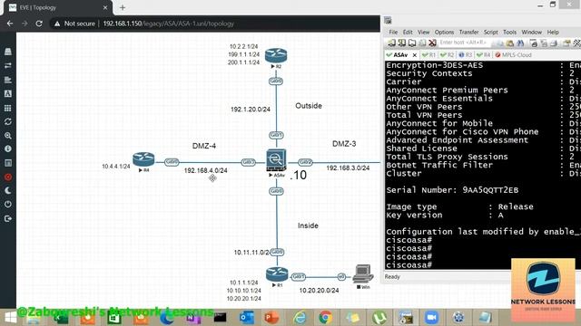 Cisco ASA Training Zero To Hero | Basic Initialization | Lesson 3 смотреть онлайн