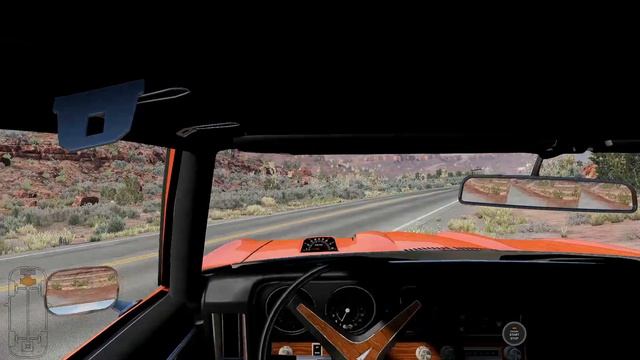 #beamngdrive : Episode 1 GTO Pontiac 1969 some fast driving and wreak lest driving. смотреть онлайн