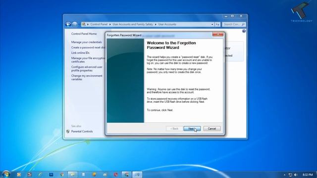 How To Create Password Reset Disk For Windows 7 Computer смотреть онлайн