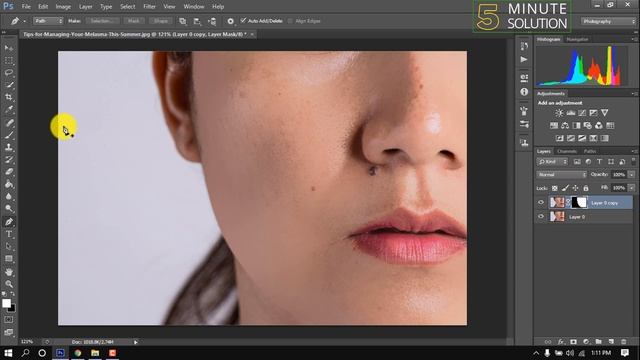 How to smooth skin in photoshop 2024 смотреть онлайн