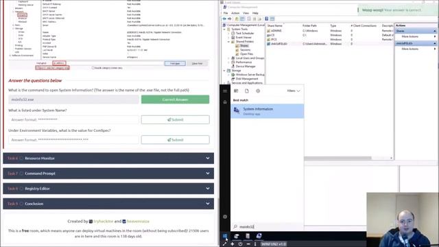 TryHackMe - Pre Security - Windows Fundamentals - Full Walkthrough смотреть онлайн