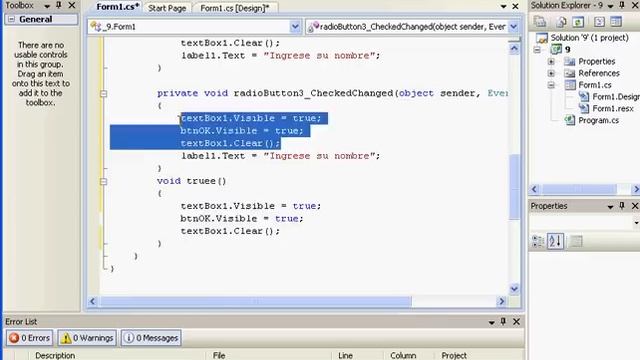 metodos y radiobutton C# Programacion смотреть онлайн