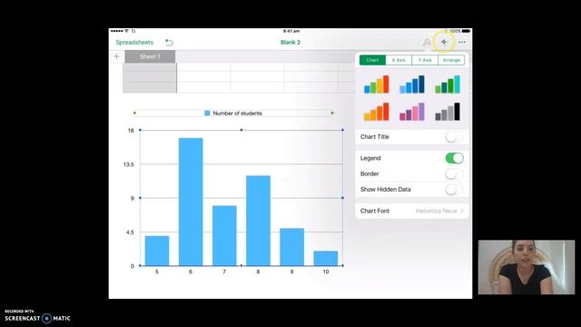 How to Create a Chart/Graph using the Numbers App смотреть онлайн