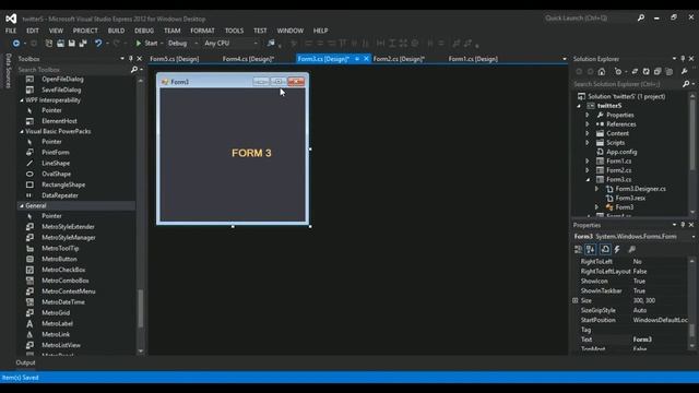 Visual Studio 2012, 2013, 2015 C# and VB NET Simple Flat Design Menu смотреть онлайн