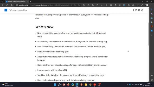 Update to Windows Subsystem for Android on Windows 11 includes new features, improvements and fixes смотреть онлайн