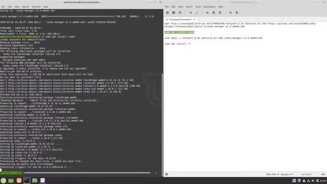 How to install Conky Manager on Linux Mint 19.3 смотреть онлайн