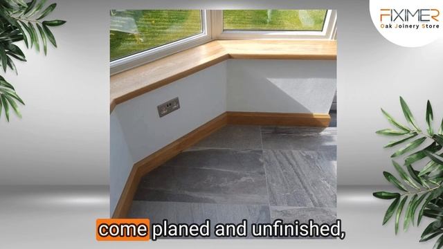 Oak window board cladding 210 x 20mm – with nosing 50mm смотреть онлайн