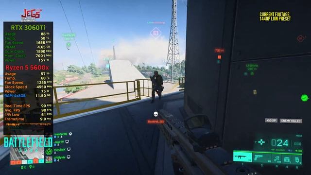 Battlefield 2042 (Beta) | Ryzen 5 5600x + RTX 3060Ti | 1080p, 1440p, 4K benchmarks! смотреть онлайн