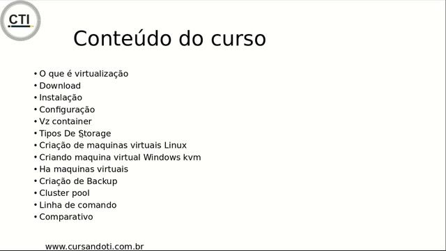 apresentação curso virtualizacão com proxmox смотреть онлайн