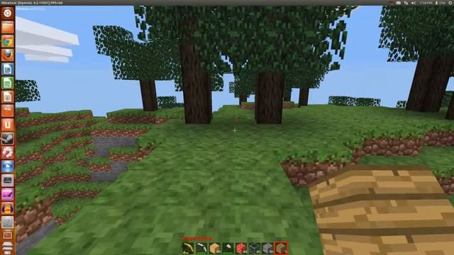 Ubuntu Gaming, A Test Using "Minetest" смотреть онлайн