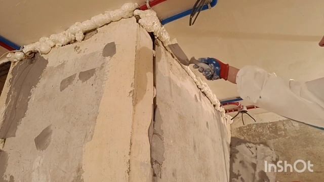 Как заделать штробы после электрика смотреть онлайн