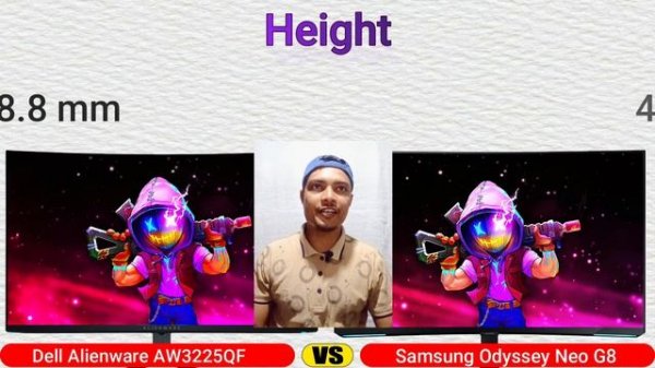 Dell Alienware AW3225QF vs Samsung Odyssey Neo G8 Gaming Monitor