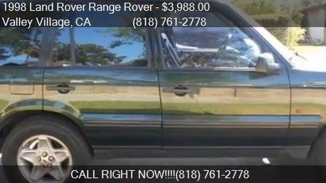 1998 Land Rover Range Rover 4.0 SE AWD 4dr SUV for sale in V смотреть онлайн