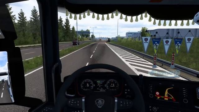 ETS2 | Scania 650 S Midlift | Örebro to Uppsala | Cargo - Iron Pipes 24t смотреть онлайн