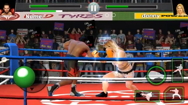 BOXING MEN AND WOMEN IN THE RING.OLAPIC GAME WWW android device game смотреть онлайн
