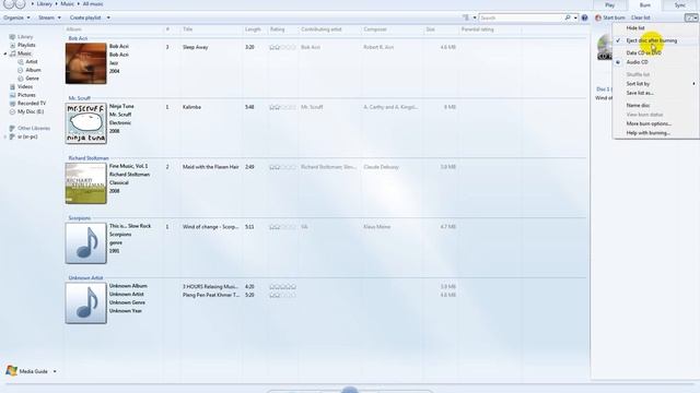 How to burn cd, dvd in windows media player смотреть онлайн
