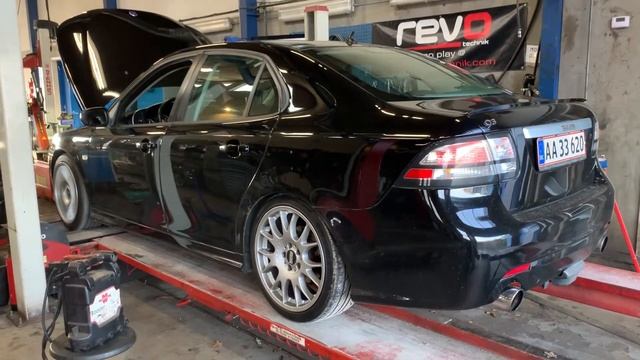 Saab 9-3SS 1.8T stage 4 259 bhp dyno run смотреть онлайн