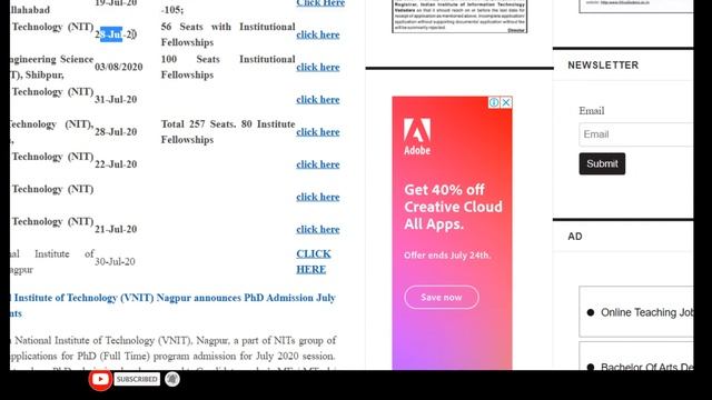 Nine NITs have opened PhD Admission July 2020||with Institutional Fellowships||NO NET/GATE required смотреть онлайн