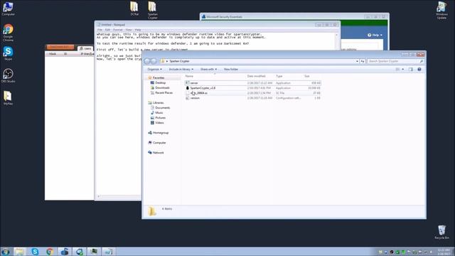 Windows Defender Runtime Bypass Spartan Crypter смотреть онлайн