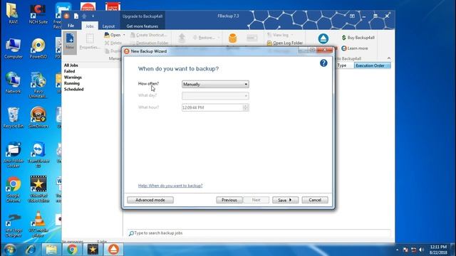 Backup of file/folder in Windows 7. смотреть онлайн