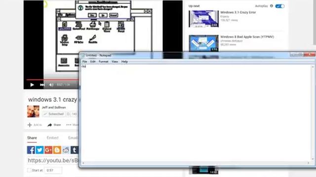 reacting to windows 3.1 crazy error in e major! смотреть онлайн