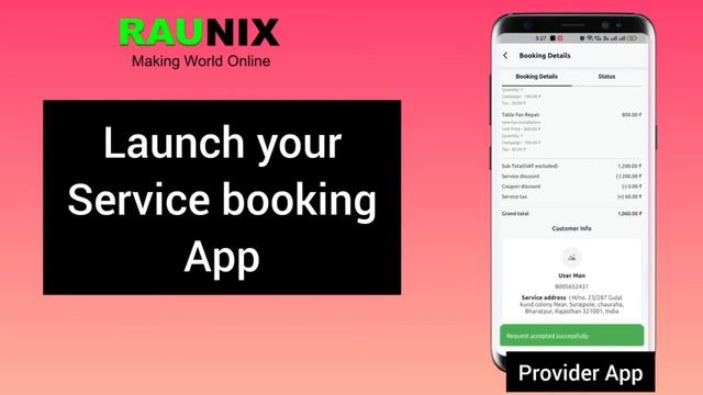 How to make Service Booking App | Make service booking app | Make Home services booking app смотреть онлайн