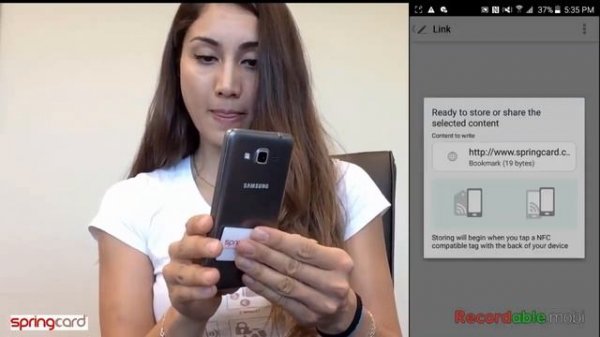 How to encode an NFC Tag with NXP TagWriter