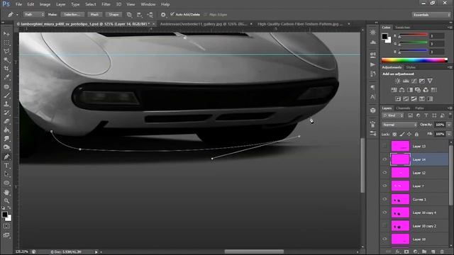 "Envyra" Lamborghini Miura [TIMELAPSE] [PHOTOSHOP] [VIRTUAL TUNING] смотреть онлайн