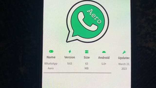 Aero whatsapp v9.62 update | 23 march 2023 update| aero whatsapp update kaise karen| whatsapp aero смотреть онлайн