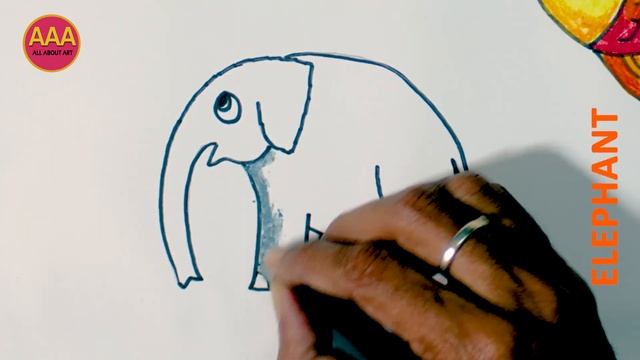 How To Draw || ELEPHANT || Online Drawing Classes || S-6