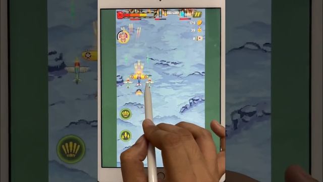 1945-Air Force Game|Falcon Game Studio|Level 32 Gameplay|Apple pencil & Ipad смотреть онлайн