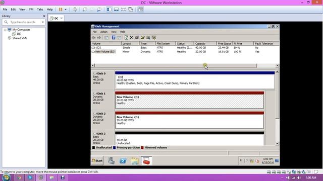 Raid Configuration in window server 2008 Lecture 44 part 4 youtube смотреть онлайн