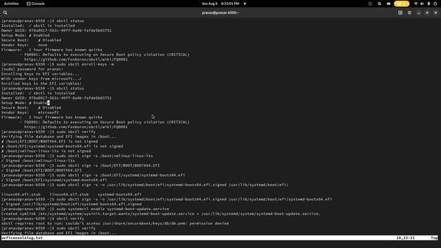 Setting Up Secure Boot on Arch Linux Using sbctl смотреть онлайн