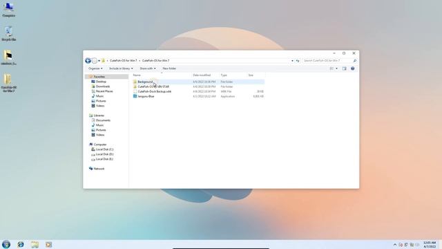 Windows 7 look like CuteFishOS || CuteFish Theme For Windows 7 смотреть онлайн
