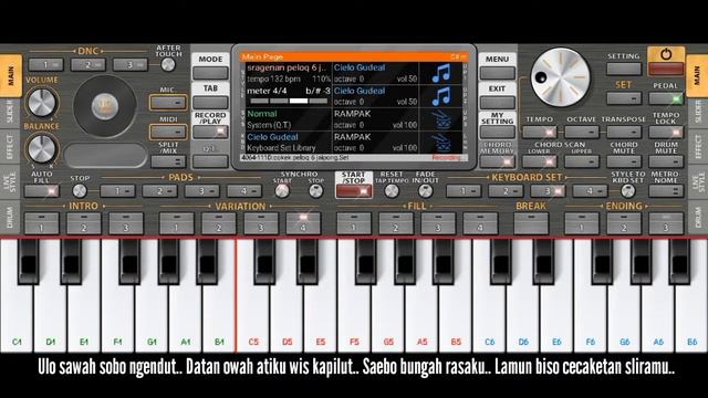 Belajar ORG 2023 || KAPILUT -  Sragenan Pelog 6  Jaipong ( Karaoke - Cover ORG 2023 ) SET PREMIUM