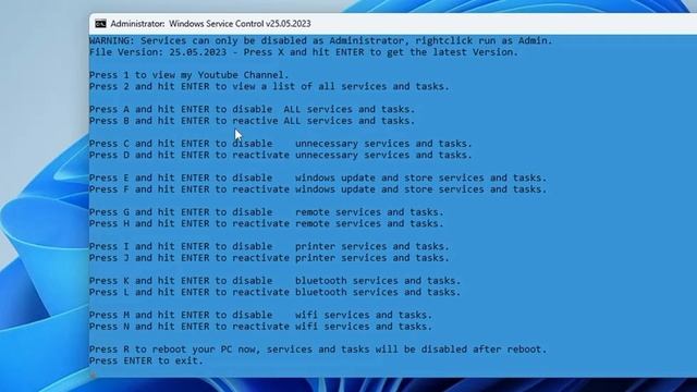 Disable Unnecessary SERVICES With ONE CLICK !! (Make Windows 🚀FASTER) смотреть онлайн
