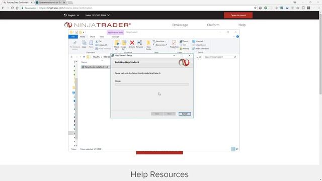 Как установить NinjaTrader 8 | Советы при установке торговой платформы смотреть онлайн