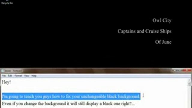 Windows 7 Fixing Black Desktop Background small x264 смотреть онлайн