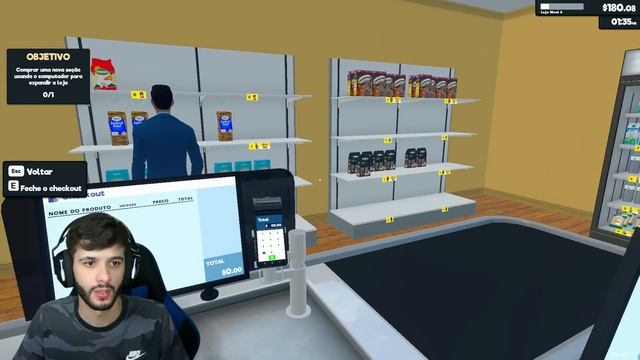 RAFÃO JOGANDO SUPERMARKET SIMULATOR! #2 смотреть онлайн