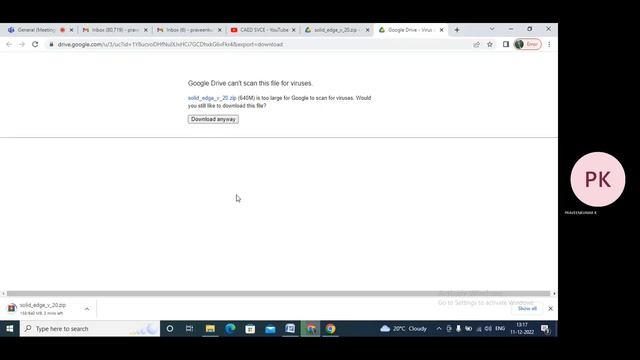Lecture-2: How to download SOLID EDGE V20 Software смотреть онлайн