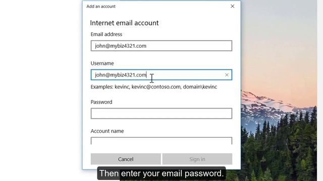 Configuring a POP Email Account in Windows 10 Mail смотреть онлайн