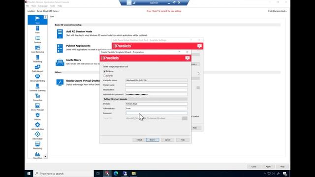 Azure Virtual Desktop integration in Parallels RAS смотреть онлайн