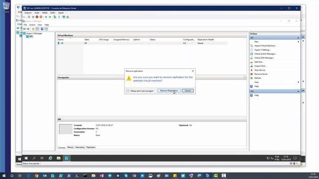 Hyper-V Réplica em Domínio com certificado SSL - Windows Server 2019 смотреть онлайн